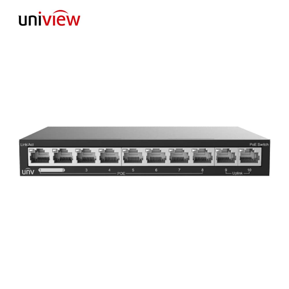 UNV Uniview NSW2020-10T-POE-IN 8 Port PoE Switch - Image 1