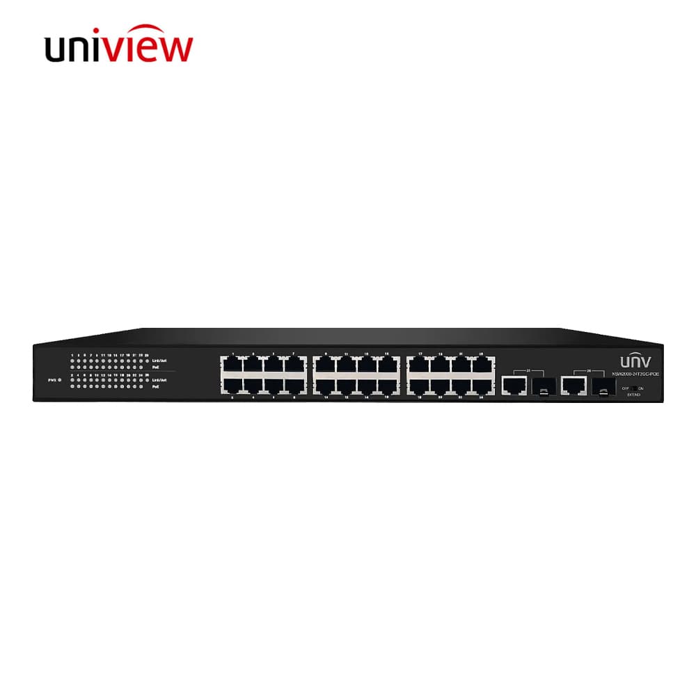 UNV Uniview NSW2010-24T2GC-POE-IN 24 Port PoE Switch - Image 1